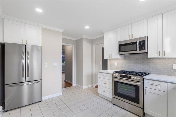 Interior, Kitchen, Recessed Lighting, Stainless Steel Appliances