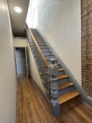 Interior, Stone Walls, Wood Texture Flooring