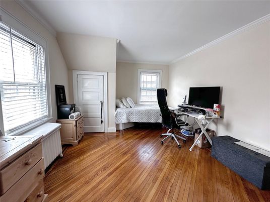 Bedroom, Home Office, Interior, Wood Texture Flooring