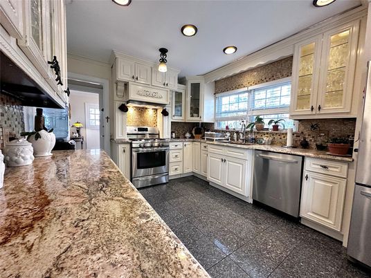 Interior, Kitchen, Recessed Lighting, Stainless Steel Appliances