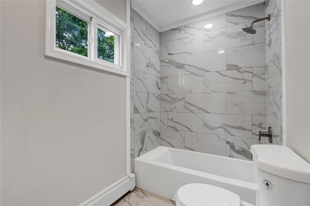 Bathroom, Interior, Marble, Marble Walls, Recessed Lighting