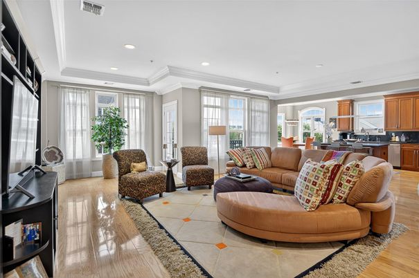 Interior, Kitchen, Living room, Recessed Lighting
