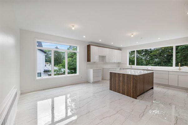 Interior, Kitchen, Marble, Recessed Lighting