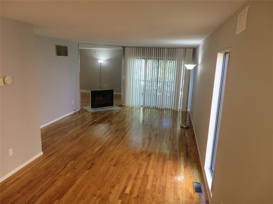 Empty room, Fireplace, Interior, Wood Texture Flooring