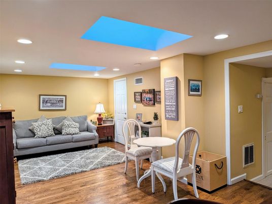Interior, Recessed Lighting, Wood Texture Flooring