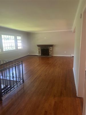 Empty room, Fireplace, Interior, Wood Texture Flooring