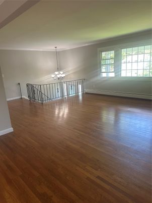 Chandelier, Empty room, Interior, Wood Texture Flooring