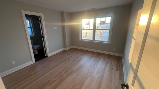Bathroom, Empty room, Interior, Wood Texture Flooring