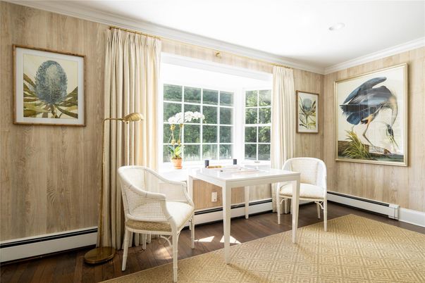 Home Office, Interior, Wood Texture Flooring