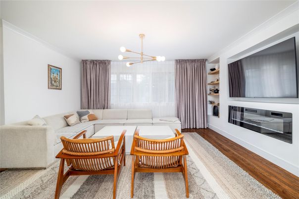 Interior, Living room, Pendant Lights, Wood Texture Flooring