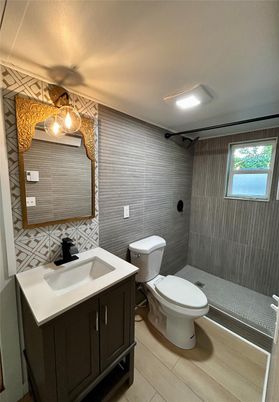 Bathroom, Interior, Wood Texture Flooring
