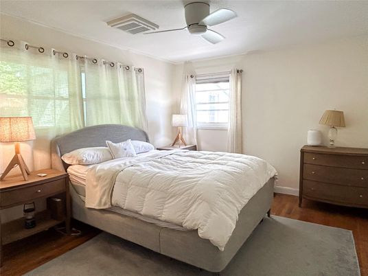 Bedroom, Interior, Wood Texture Flooring