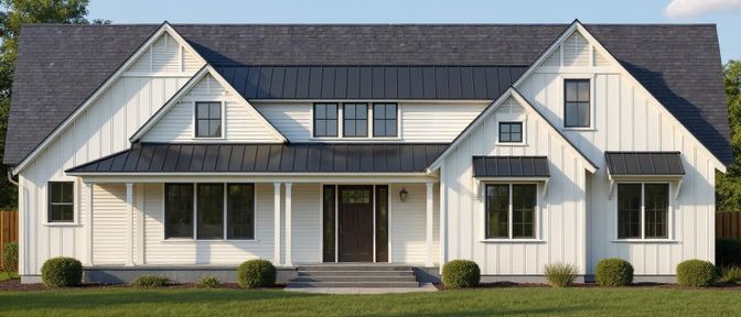 Exterior, Facade, Farmhouse