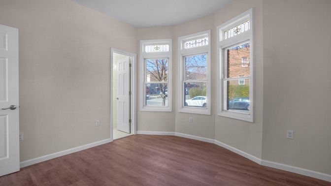 Empty room, Interior, Wood Texture Flooring