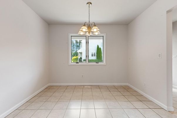 Chandelier, Empty room, Interior
