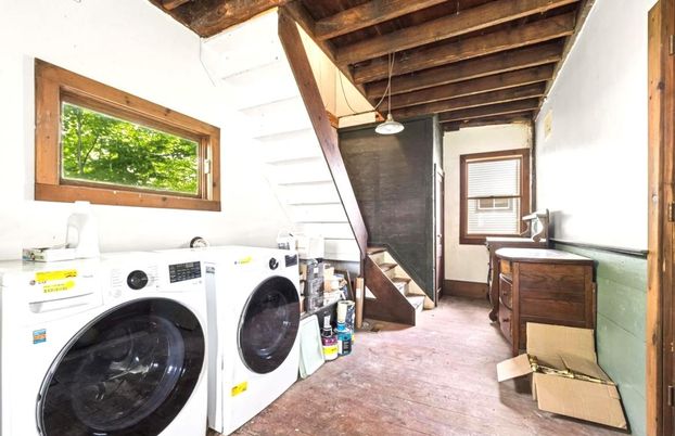 Interior, Washer, Wooden Beams, Wooden Ceilings, Wood Texture Flooring