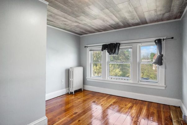 Empty room, Interior, Wooden Ceilings, Wood Texture Flooring