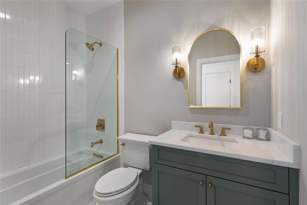 Bathroom, Glass Shower, Interior