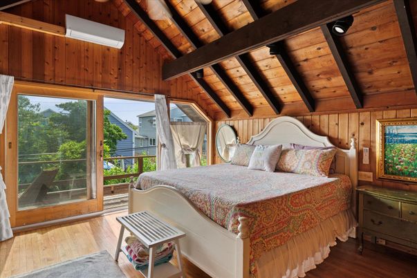 Bedroom, Interior, Wooden Beams, Wooden Ceilings, Wood Texture Flooring, Wooden Walls