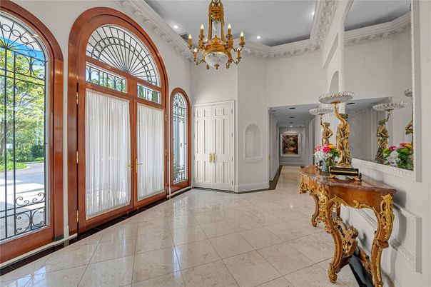 Chandelier, Interior, Recessed Lighting
