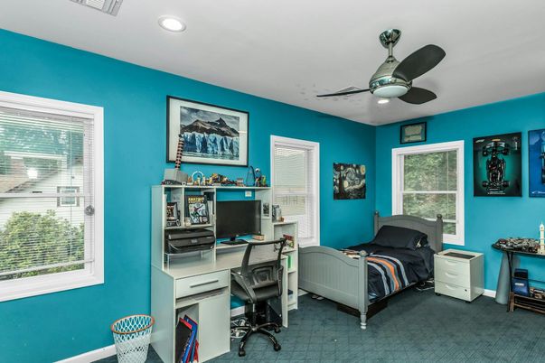 Bedroom, Home Office, Interior, Recessed Lighting