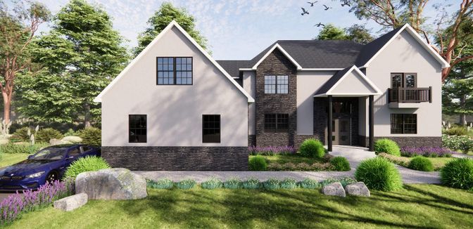 Exterior, Facade, Farmhouse