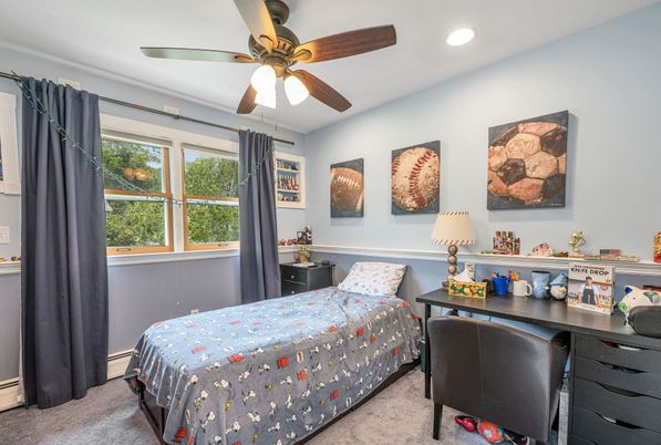 Bedroom, Home Office, Interior, Recessed Lighting