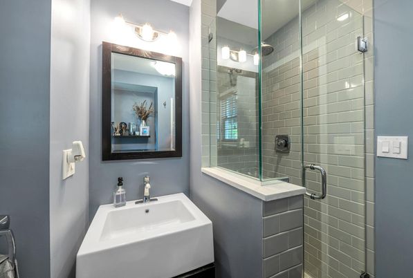 Bathroom, Glass Shower, Interior
