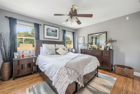 Bedroom, Interior, Wood Texture Flooring