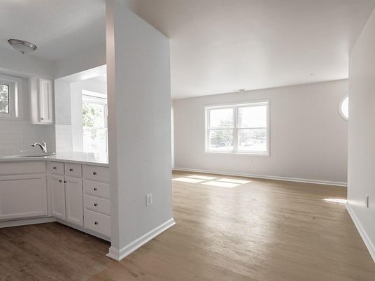 Empty room, Interior, Kitchen, Wood Texture Flooring