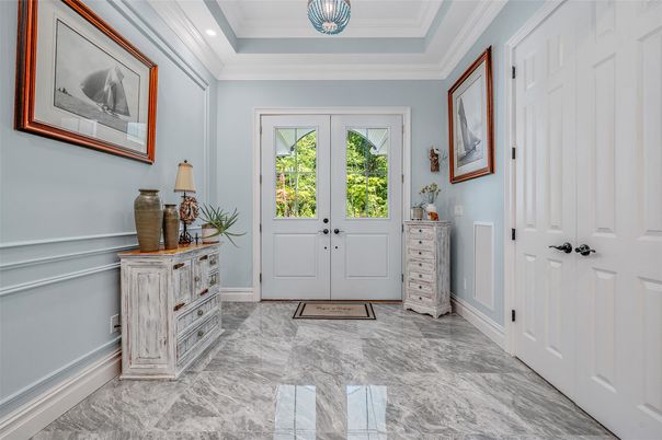 Interior, Marble, Recessed Lighting