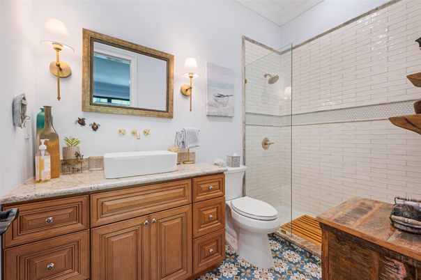 Bathroom, Glass Shower, Interior