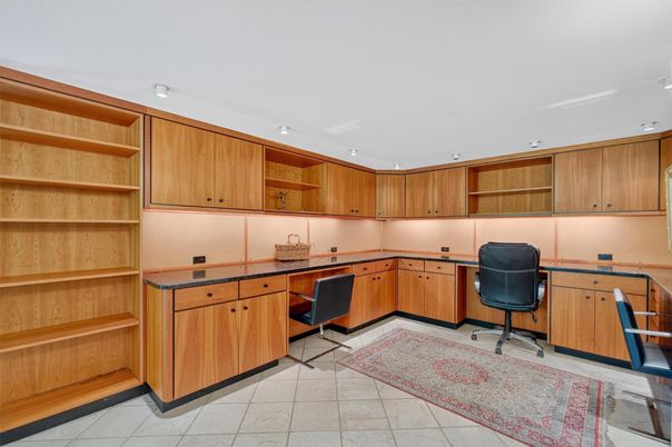 Home Office, Interior, Recessed Lighting