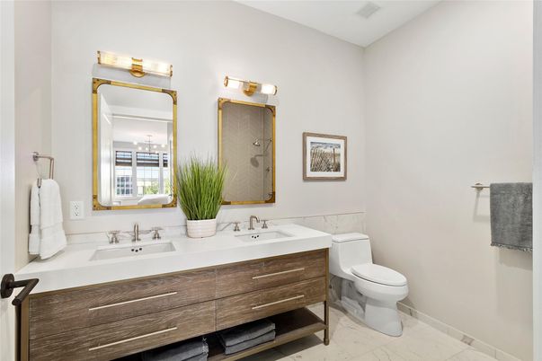 Bathroom, Dual Sink Vanities, Interior, Marble