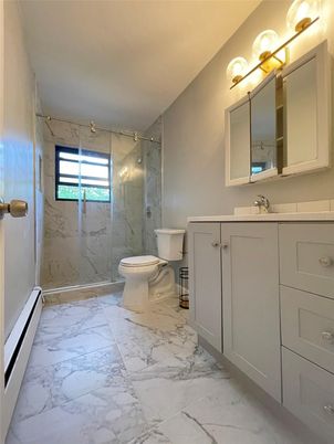 Bathroom, Glass Shower, Interior, Marble, Marble Walls