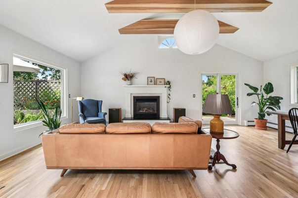 Fireplace, Interior, Living room, Wood Texture Flooring