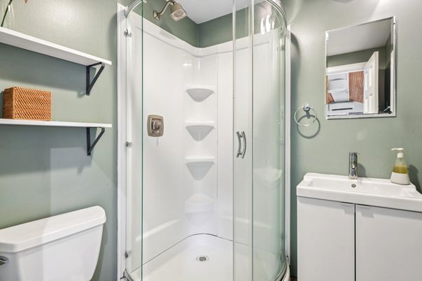 Bathroom, Glass Shower, Interior