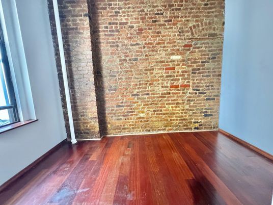 Interior, Stone Walls, Wood Texture Flooring