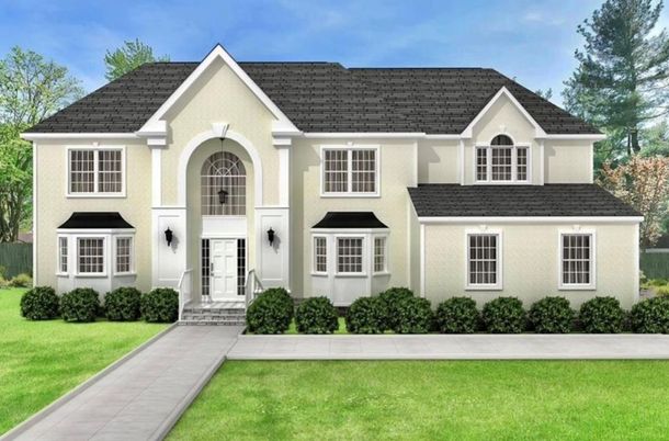 Exterior, Facade, French Provincial