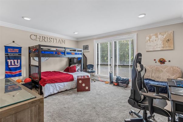 Bedroom, Fitness Equipment, Home Office, Interior, Recessed Lighting