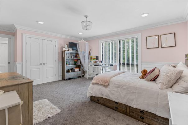 Bedroom, Interior, Pendant Lights, Recessed Lighting