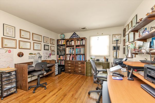 Home Office, Interior, Wood Texture Flooring