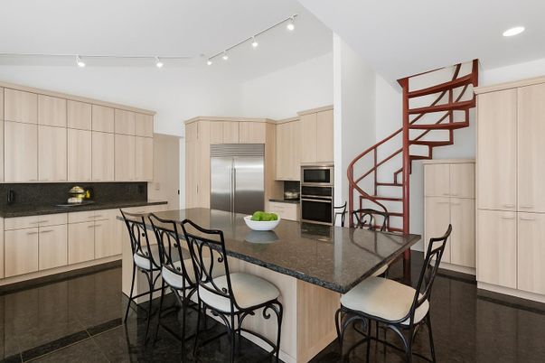 Interior, Kitchen, Recessed Lighting, Stainless Steel Appliances