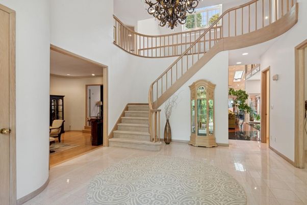 Chandelier, Interior, Recessed Lighting, Wood Texture Flooring