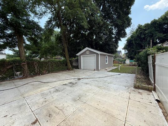 Backyard, Detached Garage, Exterior