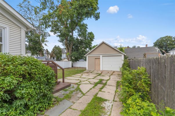 Backyard, Detached Garage, Exterior