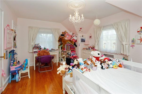 Bedroom, Chandelier, Interior, Wood Texture Flooring