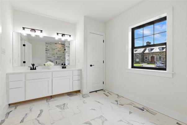 Bathroom, Dual Sink Vanities, Interior, Marble