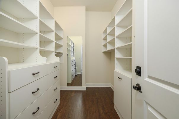 Interior, Walk-in Closets, Wood Texture Flooring