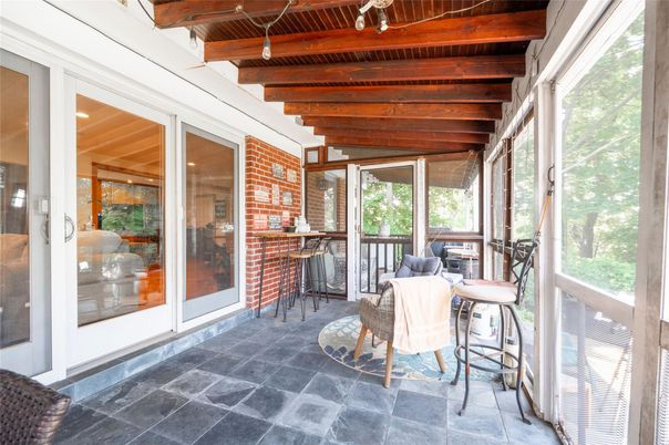 Interior, Stone Walls, Sun Room, Wooden Beams, Wooden Ceilings
